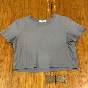 COTTON ON Light Blue Baby Cropped Top